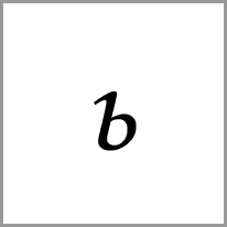 be - Alphabet Image