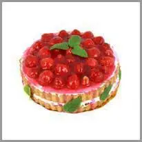 la tarta de fresas